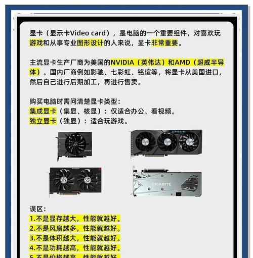 电脑显卡的作用与功能（解析显卡的重要性及功能特点）